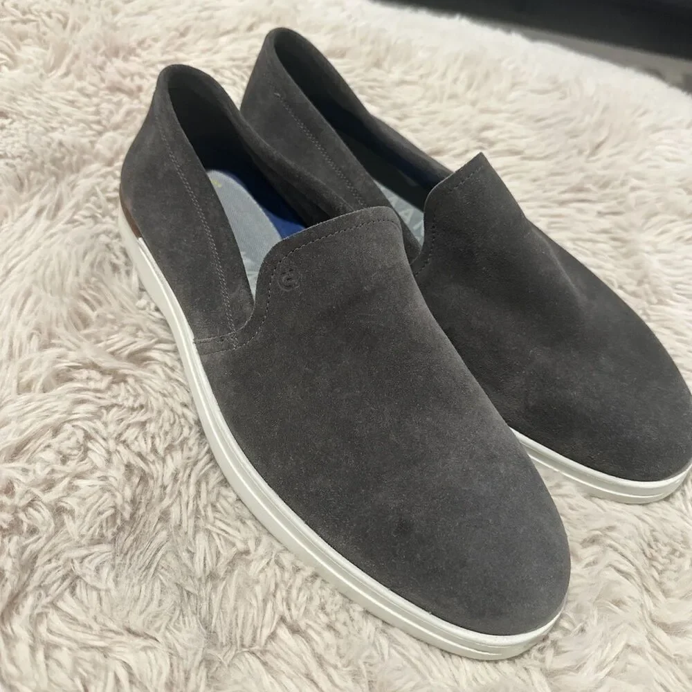 Cole Haan Grand 360 Men’s Grand Ambition Slip On Shoes. Gray Suede. 10.5 $130